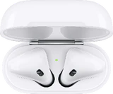 Apple AirPods wit case bovenkant geopend