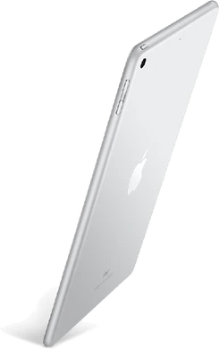 Apple ipad 2017 zilver achterkant schuin