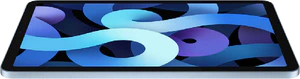Apple iPad air 2020 wifi blauw zijkant schuin