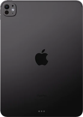 Apple iPad pro 11 2024 zwart achterkant