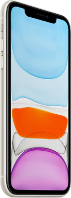 Apple iPhone 11 weiß Vorderseite linke Seite
