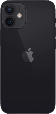 Apple iPhone 12 mini achterkant zwart