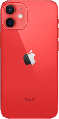 Apple iPhone 12 mini achterkant rood