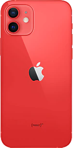 Apple iPhone 12 tillbaka röd
