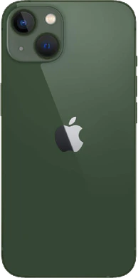 Apple iPhone 13 verde indietro