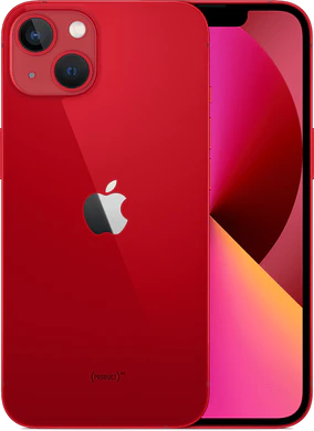 Apple iPhone 13 rosso panoramica
