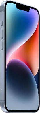 Apple iPhone 14 blue front left side