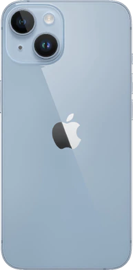 Apple iPhone 14 blue back