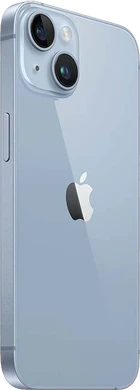 Apple iPhone 14 blue back right side
