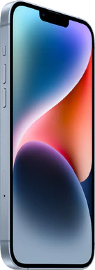 Apple iPhone 14 Plus blue front left side