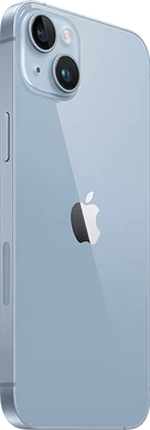 Apple iPhone 14 Plus blue back right side