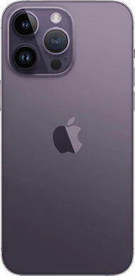 Apple iPhone 14 Pro Max paars achterkant