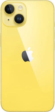 Apple iPhone 14 yellow back