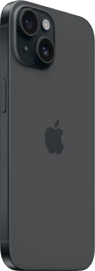 Apple iPhone 15 black back right side