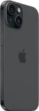 Apple iPhone 15 Plus black back right side
