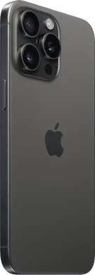 Apple iPhone 15 Pro zwart achterkant rechterzijkant