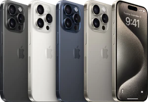 Apple iPhone 15 Pro kleuren overzicht
