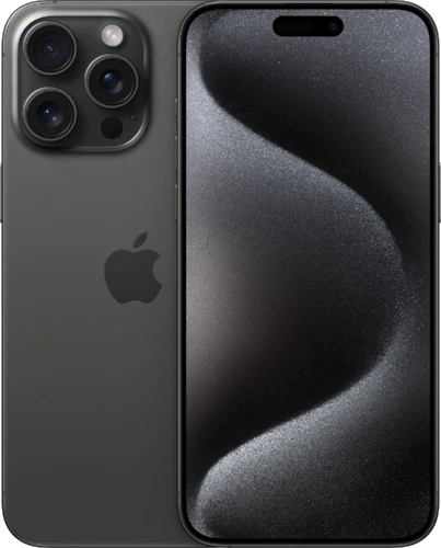 Apple iPhone 15 Pro Max zwart overzicht