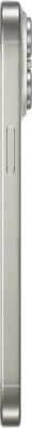 Apple iPhone 15 Pro Max wit titanium rechterzijkant