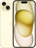 Apple iPhone 15 yellow overview