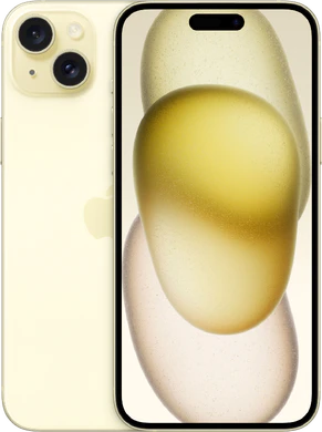 Apple iPhone 15 yellow overview
