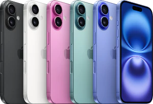 Apple iPhone 16 couleurs aperçu