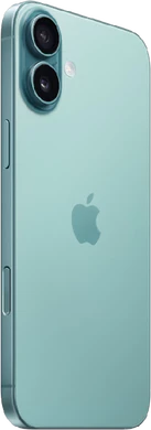 Apple iPhone 16 Plus groen achterkant rechterzijkant