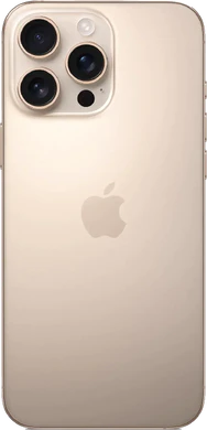 Apple iPhone 16 Pro Max bruin desert titanium achterkant