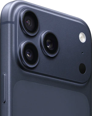 Apple iPhone 17 Pro Max blau camera closeup