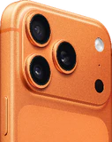 Apple iPhone 17 Pro orange camera closeup