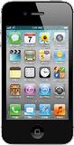 Apple iPhone 4S voorkant zwart