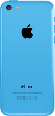 Apple iPhone 5C blauw achterkant