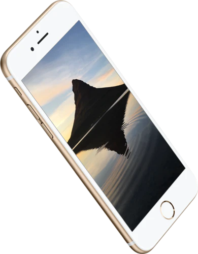 Apple iPhone 6s goud bovenkant linkerzijkant