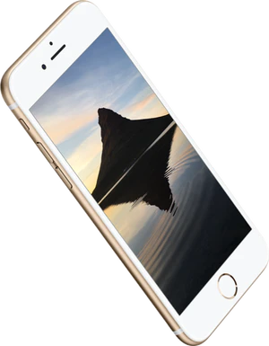 Apple iPhone 6s goud bovenkant linkerzijkant