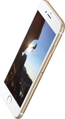 Apple iPhone 6s goud bovenkant rechterzijkant