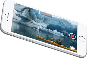 Apple iPhone 6s zilver linkerzijkant schuin