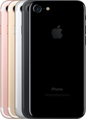 Apple iPhone 7 back colours overview