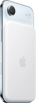 Apple iPhone Air MagSafe Battery weiß Rückseite rechte Seite with phone