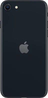 Apple iPhone se 2022 zwart achterkant