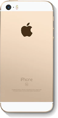 Apple iPhone SE goud achterkant