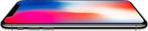 Apple iPhone X grey flipped