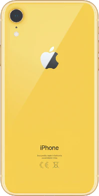 Apple iPhone XR back yellow