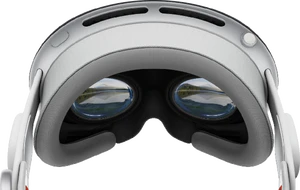 Apple Vision Pro bovenkant binnenkant