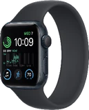 Apple Watch SE 2022 40mm zwart voorkant rechterzijkant