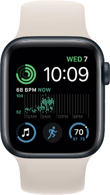 Apple Watch SE 2022 40mm wit voorkant