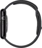 Apple Watch Series 10 42mm zwart rechterzijkant