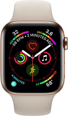 Apple watch series 4 voorkant liquid metal