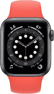Apple Watch Series 6 40mm aluminium voorkant grijs