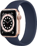 Apple Watch Series 6 40mm aluminium goud voorkant rechterzijkant