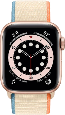 Apple Watch Series 6 40mm voorkant aluminium goud